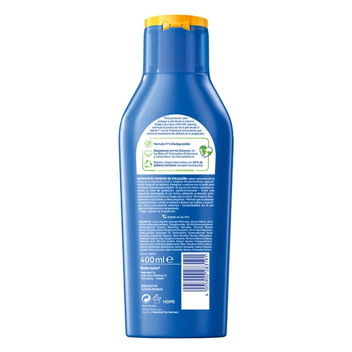 NIVEA Protege & Hidrata Loción Solar SPF50+ 4 NIVEA Protege & Hidrata Loción Solar SPF50+ - Imagen 2