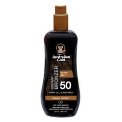 Australian Gold Spray Gel Sunscreen SPF50 With Instant Bronzer