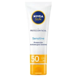 NIVEA Protección Facial Sensitive SPF50 -Mejor Cosméticos Tienda 198789 f