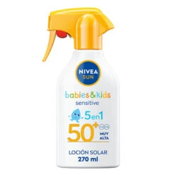 NIVEA Spray Solar Bebés & Niños Sensitive SPF50+