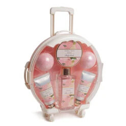 Maleta Troley De Baño Peonías