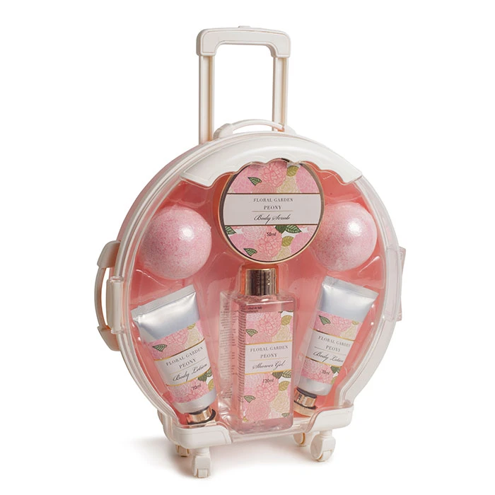 Maleta Troley De Baño Peonías 4 Maleta Troley De Baño Peonías - Imagen 2