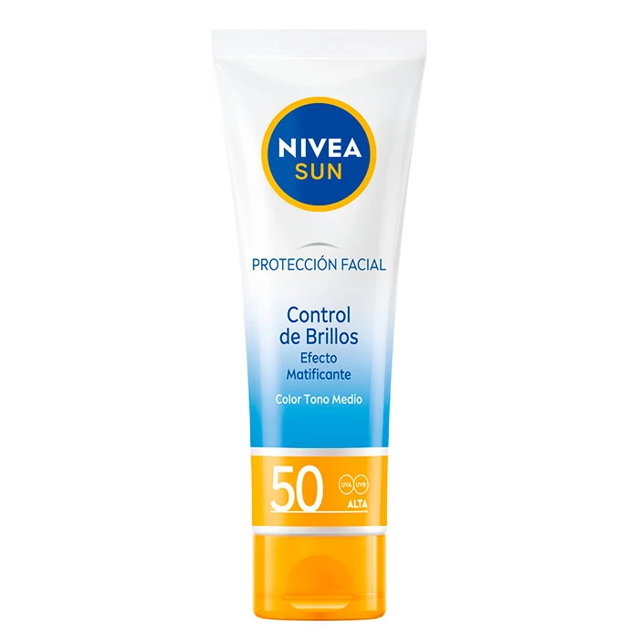 NIVEA Protección Facial Control De Brillos Color SPF50 5 NIVEA Protección Facial Control De Brillos Color SPF50 - Imagen 3